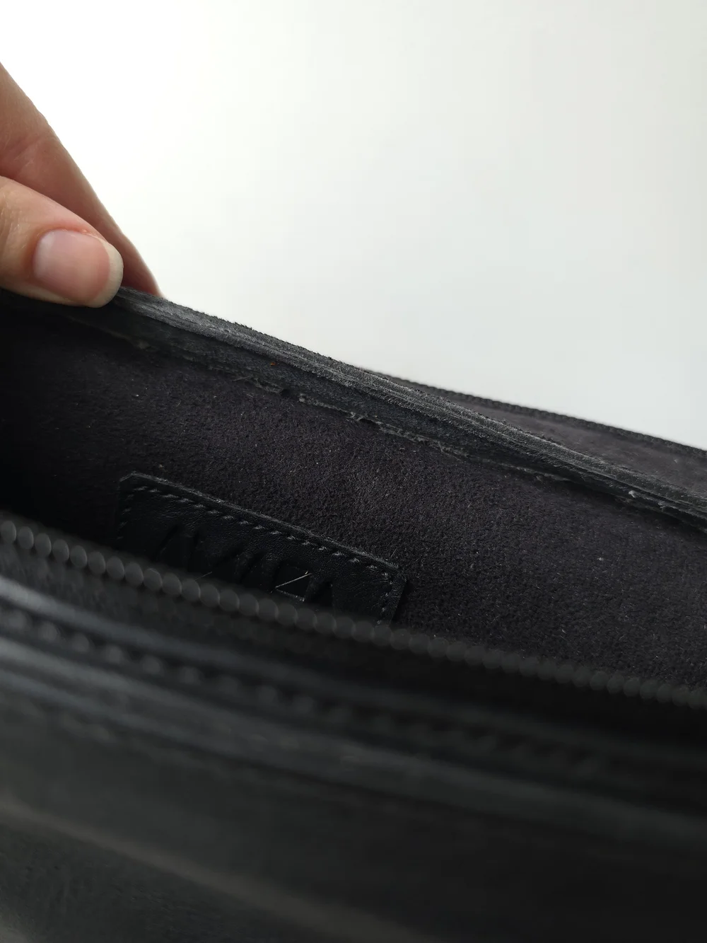 Black Leather & Suede Unisex Backpack, Handmade